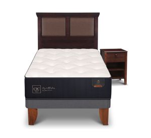 Cama europea 1.5 plazas Premium + Set Torino chocolate Cic