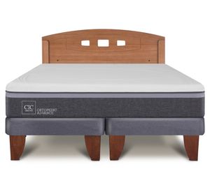 Cama europea 2 plazas Ortopedic Advance + respaldo Gales Cic