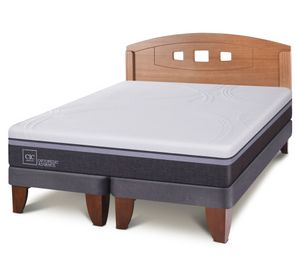 Cama europea 2 plazas Ortopedic Advance + respaldo Gales Cic