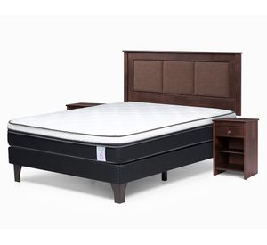 Cama europea 2 plazas New Style 6 + set Rachel