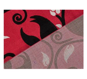 Alfombra 80x120 cm Frize carved D1 rojo Idetex