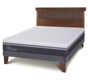 Cama europea 2 plazas Ortopedic Advance + respaldo New Dublín Cic