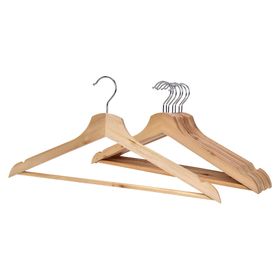 Colgador madera 8 unidades