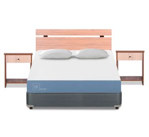 Box americano full x 190 cm Excellence + set Olmo + almohadas