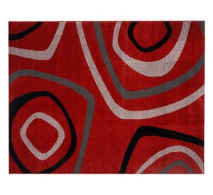 Alfombra 80x120 cm Frize carved D2 red Idetex