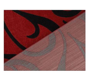 Alfombra 80x120 cm Frize carved D3 rojo Idetex