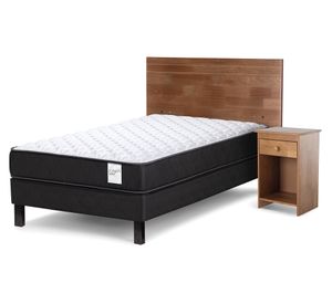 Cama europea 1 plaza Wave + set Tabor