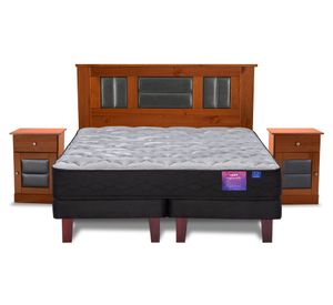 Cama europea 2 plazas Therapedic Plus base dividida + Set Lorraine