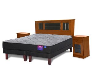 Cama europea 2 plazas Therapedic Plus base dividida + Set Lorraine