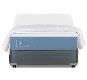 Box americano 1.5 plazas x 190 cm Excellence + plumón Cic