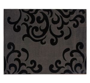 Alfombra 80x120 cm Frize carved D3 gris Idetex.