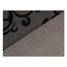 Alfombra 80x120 cm Frize carved D3 gris Idetex.