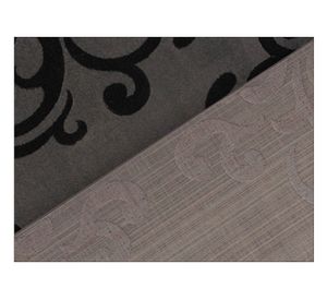 Alfombra 80x120 cm Frize carved D3 gris Idetex.