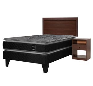 Cama europea 1.5 plazas Terapeutic + set de muebles Pamplona