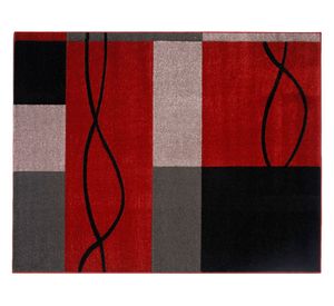 Alfombra 80x120 cm Frize carved D5 red Idetex