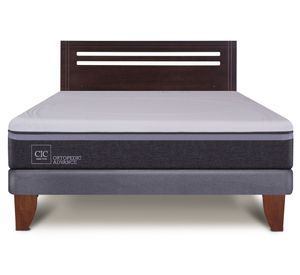 Cama&nbsp;Europea&nbsp;2 plazas Ortopedic Advance + respaldo Múnich