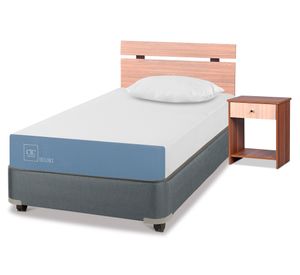 Box americano 1.5 plazas x 190 cm Excellence + set Olmo + almohada Cic