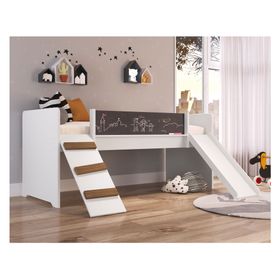 Cama infantil playground blanco Kidscool
