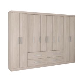 Clóset 10 puertas 4 cajones Lagos 183x235x45 cm