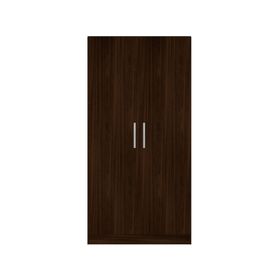 Clóset 2 puertas Pucón tabaco 183x92x45 cm