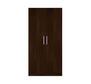 Clóset 2 puertas Pucón tabaco 183x92x45 cm