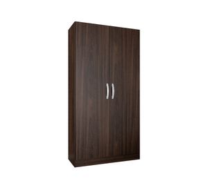 Clóset 2 puertas Pucón tabaco 183x92x45 cm