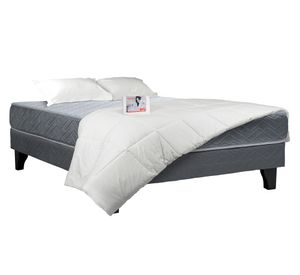 Cama europea 2 plazas x190 cm Aura + Textiles