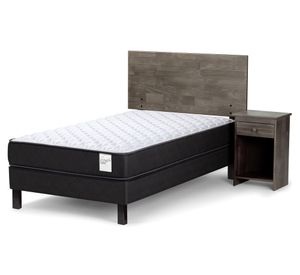 Cama europea 1.5 plazas x 190 cm Wave + Set Tabor Rosen