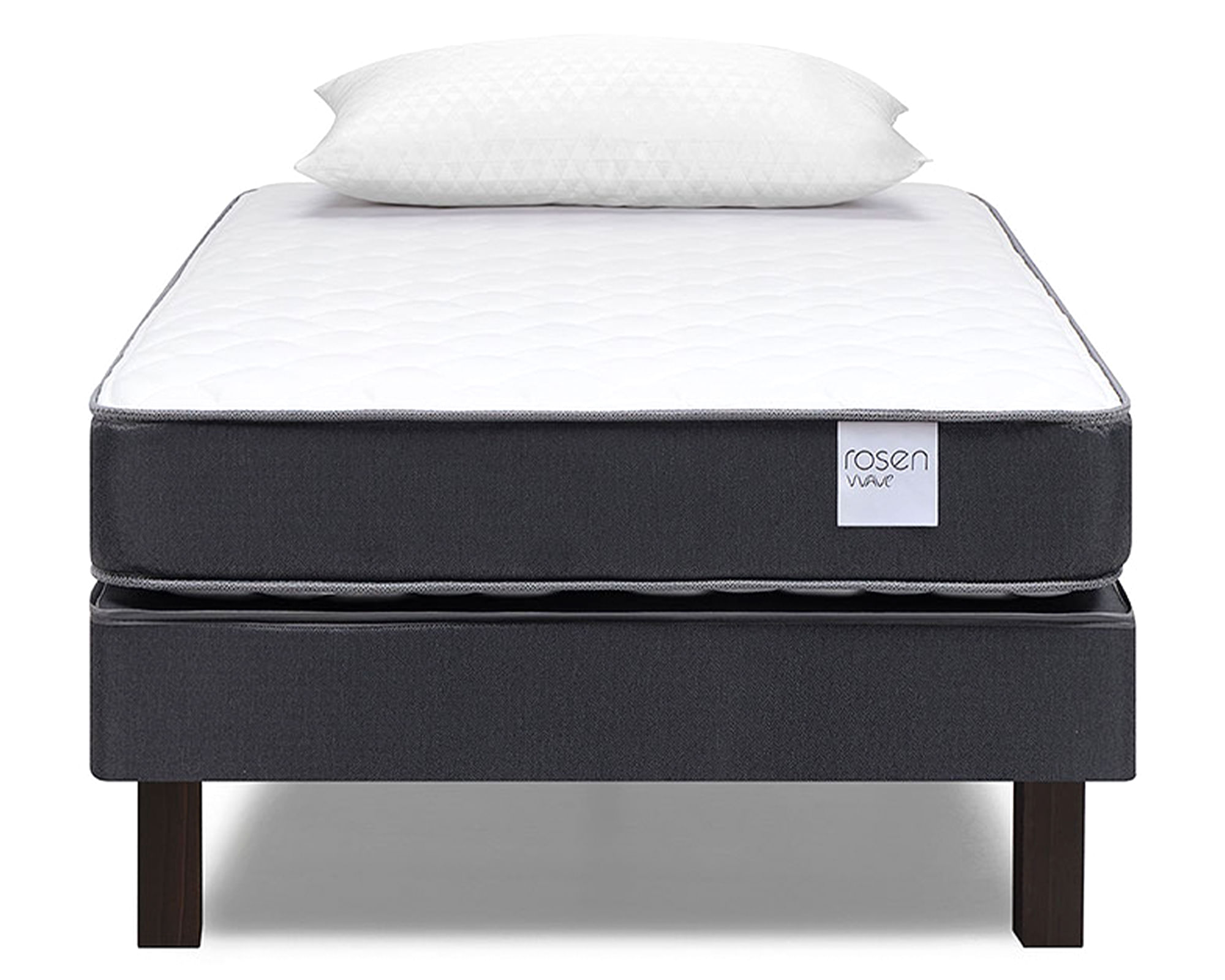 Rosen Cama europea 1 plaza Wave + almohada