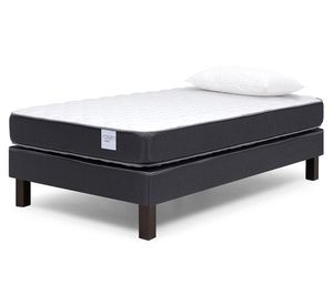 Cama europea 1 plaza Wave + almohada