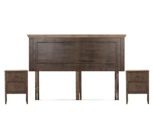 Respaldo king + velador Anna Rosen