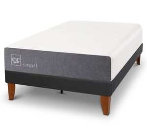 Cama europea Curve Smart 1.5 plazas blanco Cic