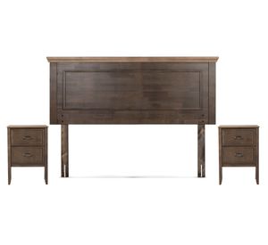 Respaldo 2 plazas + velador Anna Rosen