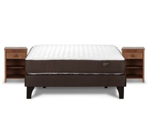 Cama europea 2 plazas Ergo T + 2 veladores Ferrara