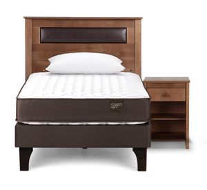 Cama europea 1.5 plazas Ergo T + set Ferrara + almohada