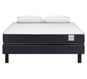 Cama europea 2 plazas Wave + almohadas