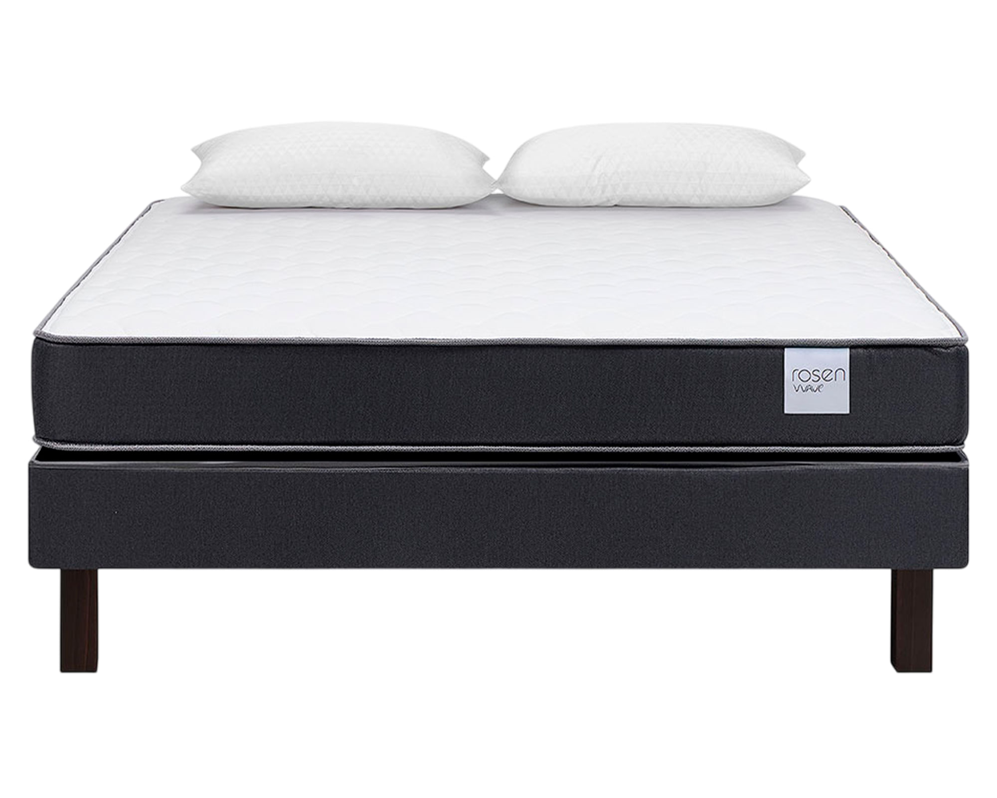 Rosen Cama europea 2 plazas Wave + almohadas