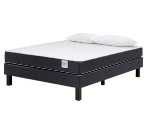 Cama europea 2 plazas Wave + almohadas