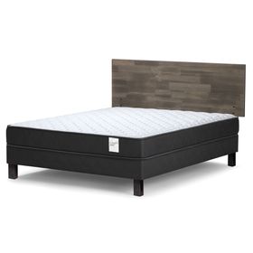 Cama europea 2 plazas x 190 cm Wave + respaldo Tabor Rosen