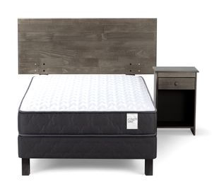 Cama europea 1 plaza x 190 cm Wave + Set Tabor Rosen