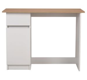 Escritorio 1 puerta 1 cajón olmo/blanco Cic
