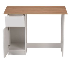 Escritorio 1 puerta 1 cajón olmo/blanco Cic