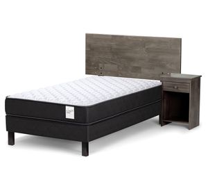 Cama europea 1 plaza x 190 cm Wave + Set Tabor Rosen