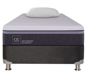Box spring 1.5 plazas Ortopedic Advance + almohada Cic