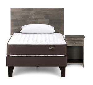 Cama europea 1.5 plazas Ergo T + set Tabor + almohada