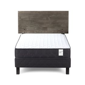 Cama europea 1.5 plazas x 190 cm Wave + respaldo Tabor Rosen