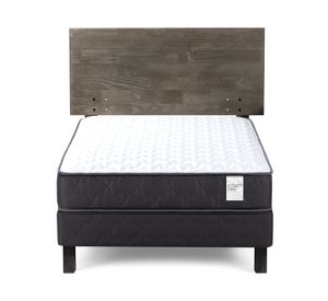 Cama europea 1.5 plazas x 190 cm Wave + respaldo Tabor Rosen