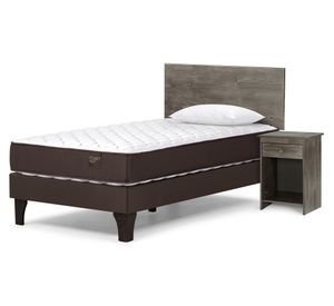 Cama europea 1.5 plazas Ergo T + set Tabor + almohada
