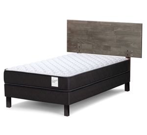 Cama europea 1.5 plazas x 190 cm Wave + respaldo Tabor Rosen