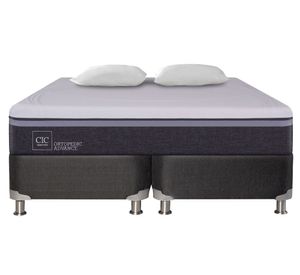 Box spring King Ortopedic Advance + almohada Cic
